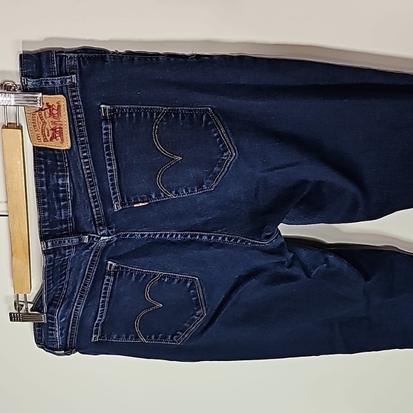 LEVIS 711 dark wash skinny jeans - Picture 4 of 6